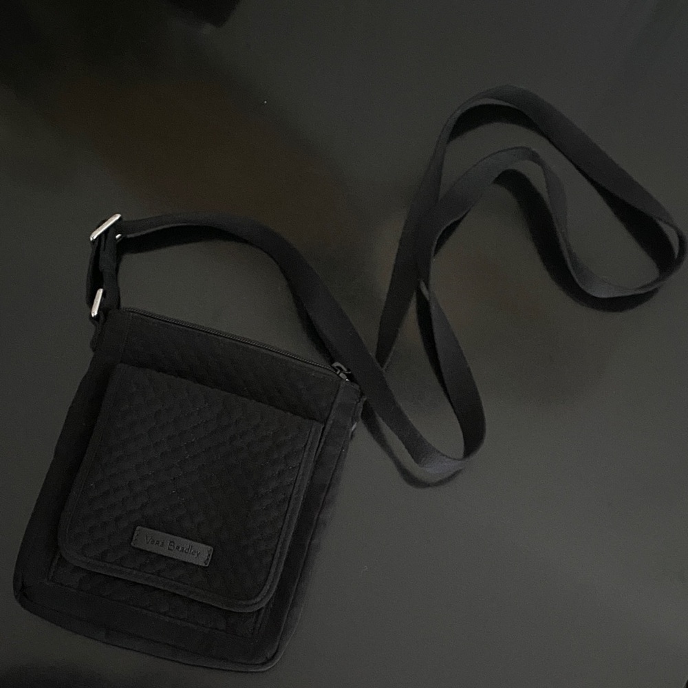 Vera Bradley Black Quilted Crossbody Bag